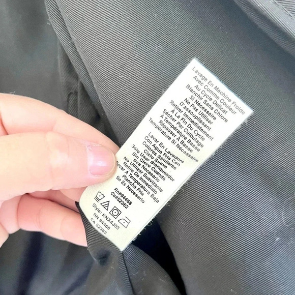 Avec Les Filles Sport Black Tencel Velvet-Trim Quilted Flight Jacket Size Medium - Picture 14 of 14